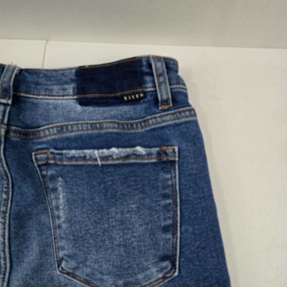 Risen Blue Flare Jeans - Picture 4 of 12